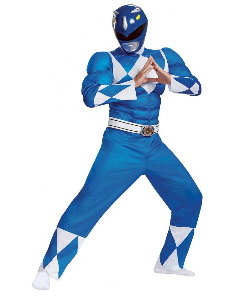Blue Ranger Muscle Power Rangers Costume