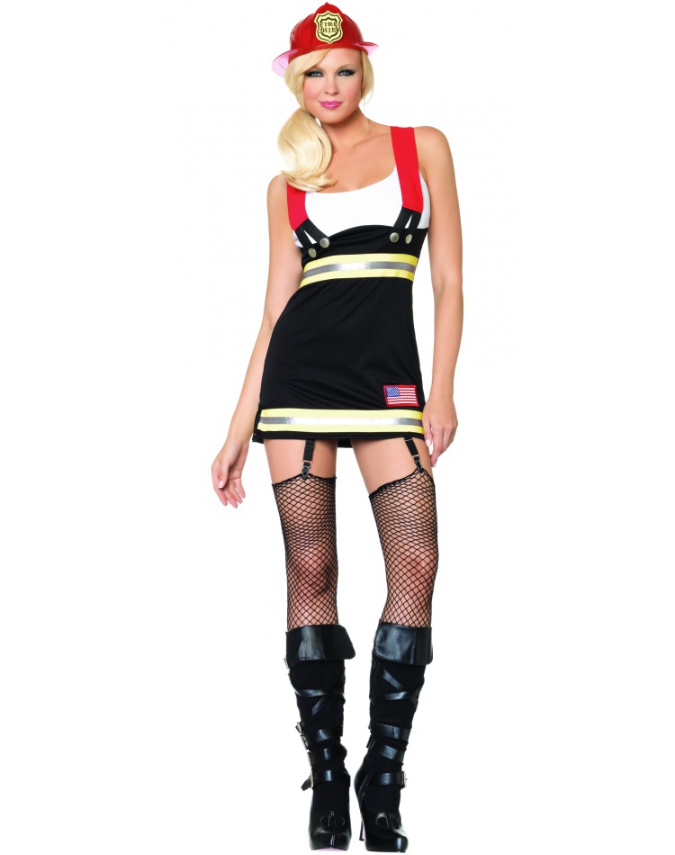 Backdraft Babe Adult Sexy Firefighter Costume