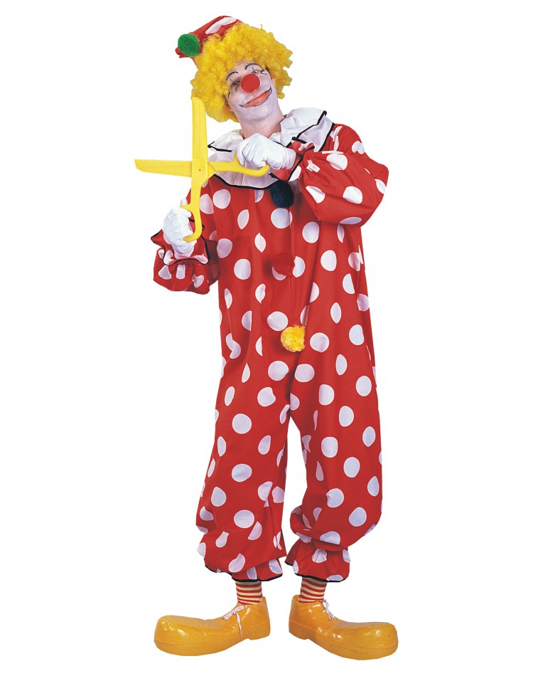 Dots The Clown Adult Clown Costume