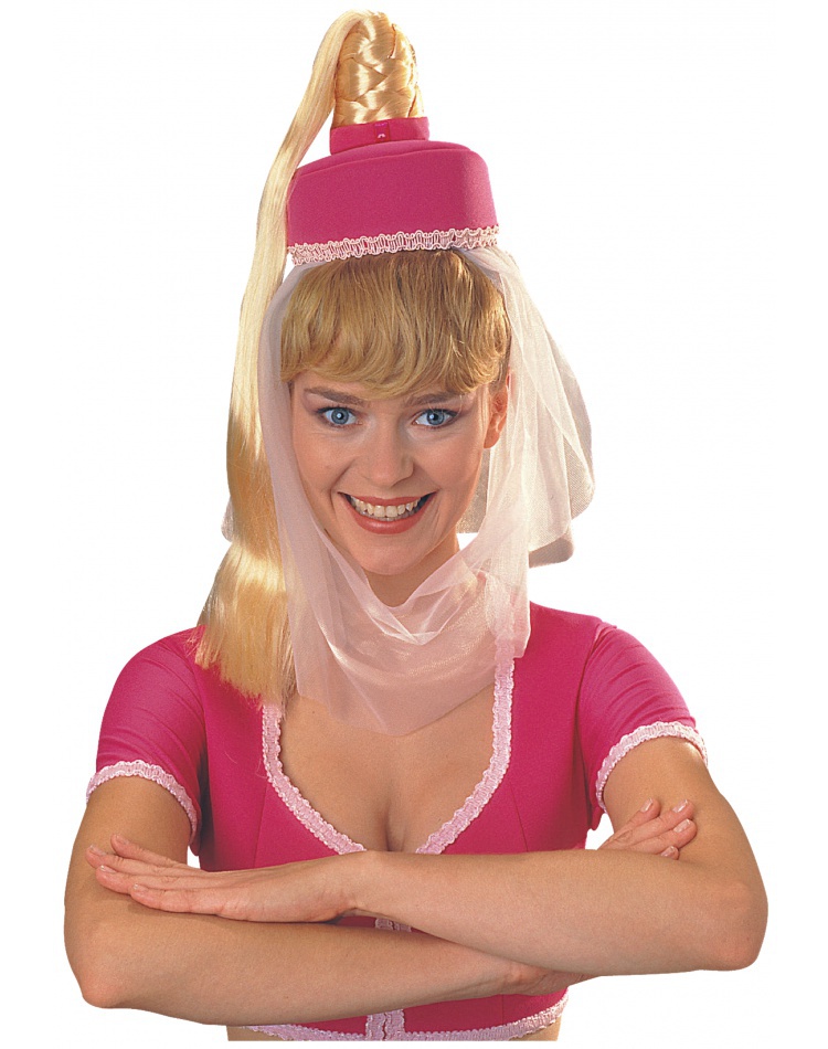 Jeannie Headpiece with Hair I Dream of Jeannie Costume Accessory. 
